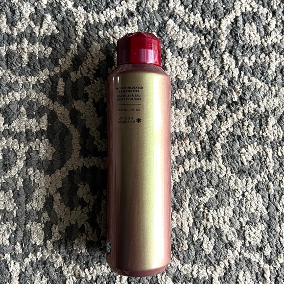 Starbucks Holiday 2022 Iridescent Burgundy Jeweled Lid Water Bottle - Picture 3 of 5